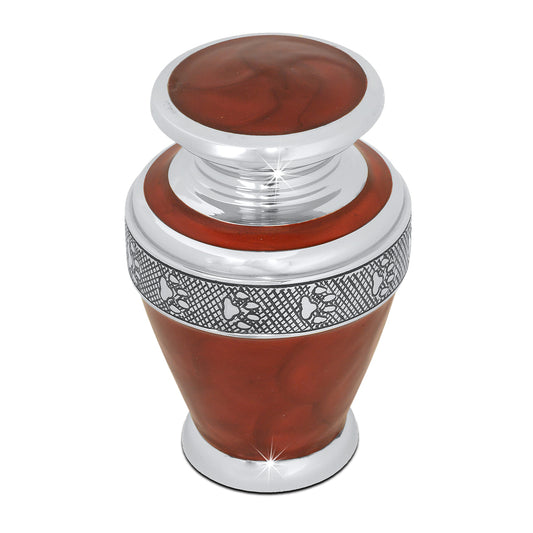 Deep Love Chrome Pet Urn